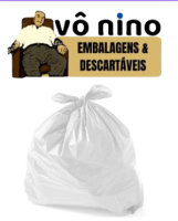 Saco de lixo Branco 30Lts.C/100 unidades (bompack)